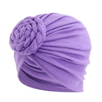 iopqo бейзболни шапки жени тюрбан шапка рак химио капачка коса капак за глава шал за опаковане на опаковка Дами шапка горещо розово