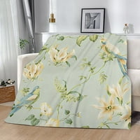 Растително хвърляне на одеяло ултра меко одеяло за диван от диван, размери, размери