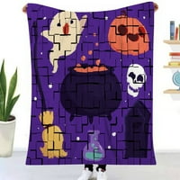 Хелоуин одеяло-аниево одеяло за естетически декор за спалня,192,192